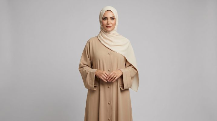 Elevate your modest wardrobe with our stunning Taupe A-Line Abaya. Designed for the modern woman who values both style and grace, this abaya is the perfect blend of contemporary fashion and traditional elegance.
